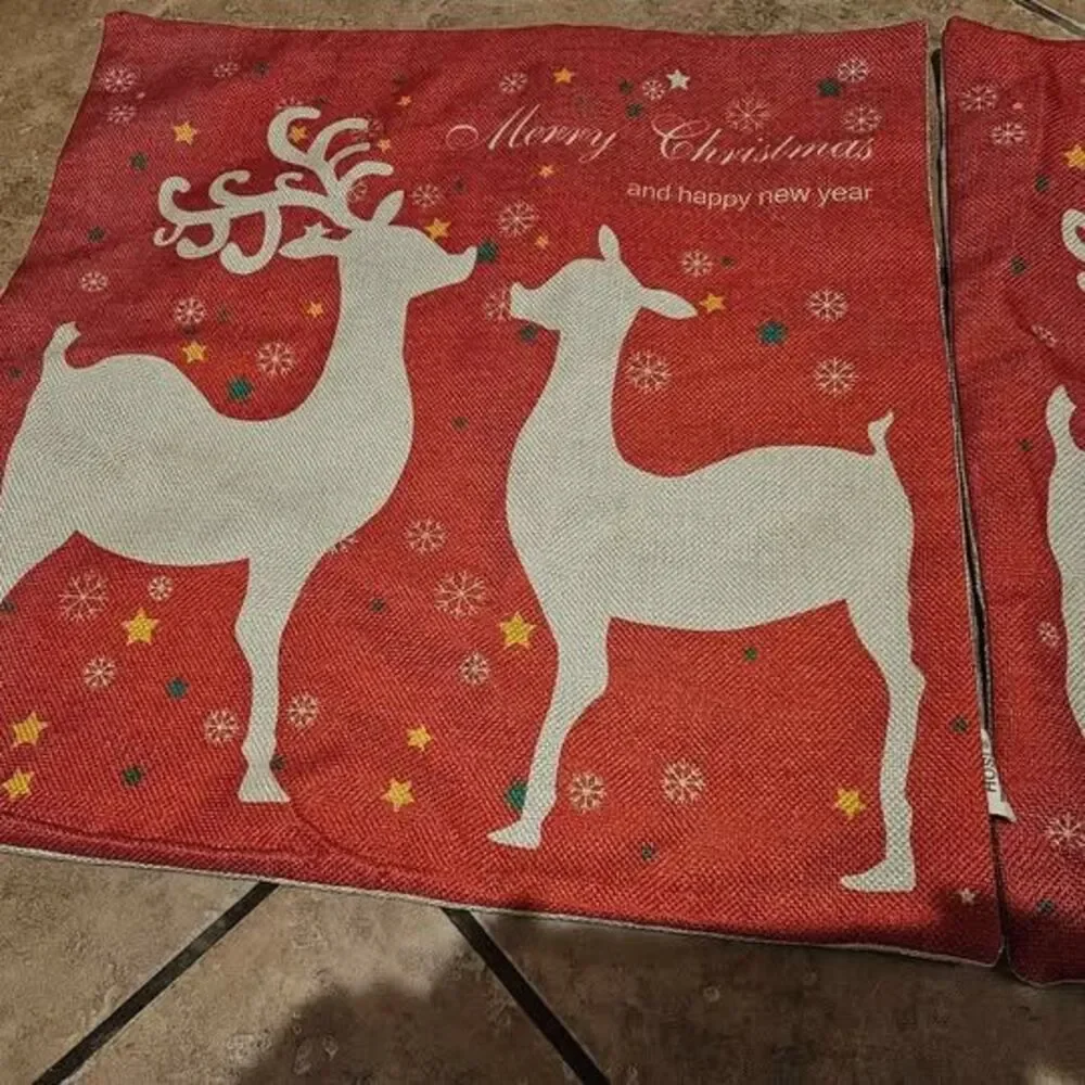 Christmas Throw Pillow Covers Set of 2 16